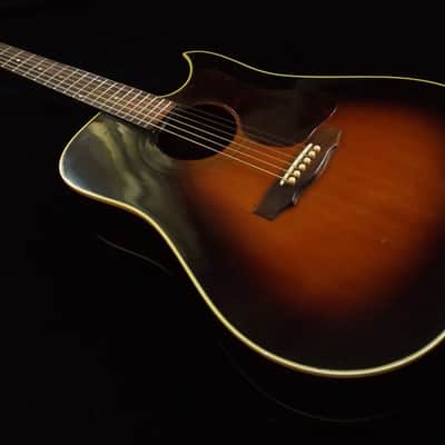 Super RARE Vintage Guild D-40CE Sunburst Acoustic Electric Cutaway 1980-81! image 1