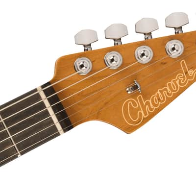 Charvel Super-Stock DKA22 2PT EB Gloss Black 2024 w/Gigbag image 8