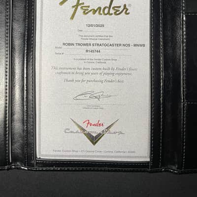 Fender Custom Shop Robin Trower Stratocaster NOS - Midnight Wine Burst image 7