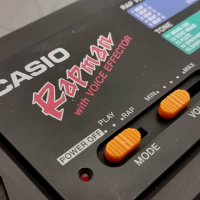 Casio Rapman RAP-1 32-Key Keyboard 1990 - 1991 - Black image 1