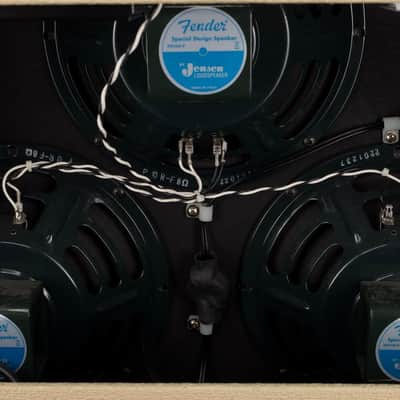 Pre Owned 2013 Fender 20th Anniversary Edition Vibro-King Blonde Guitar Amp Combo image 12
