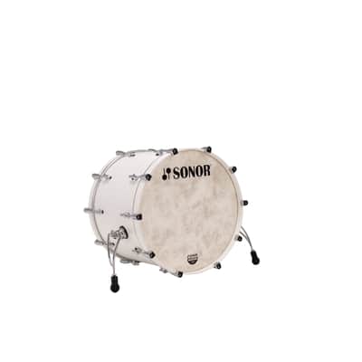 SONOR Momentum Birch Series 22x17.25" Satin Pure White Matte Lacquer Bass Kick Drum | NEW | Authorized Dealer image 1