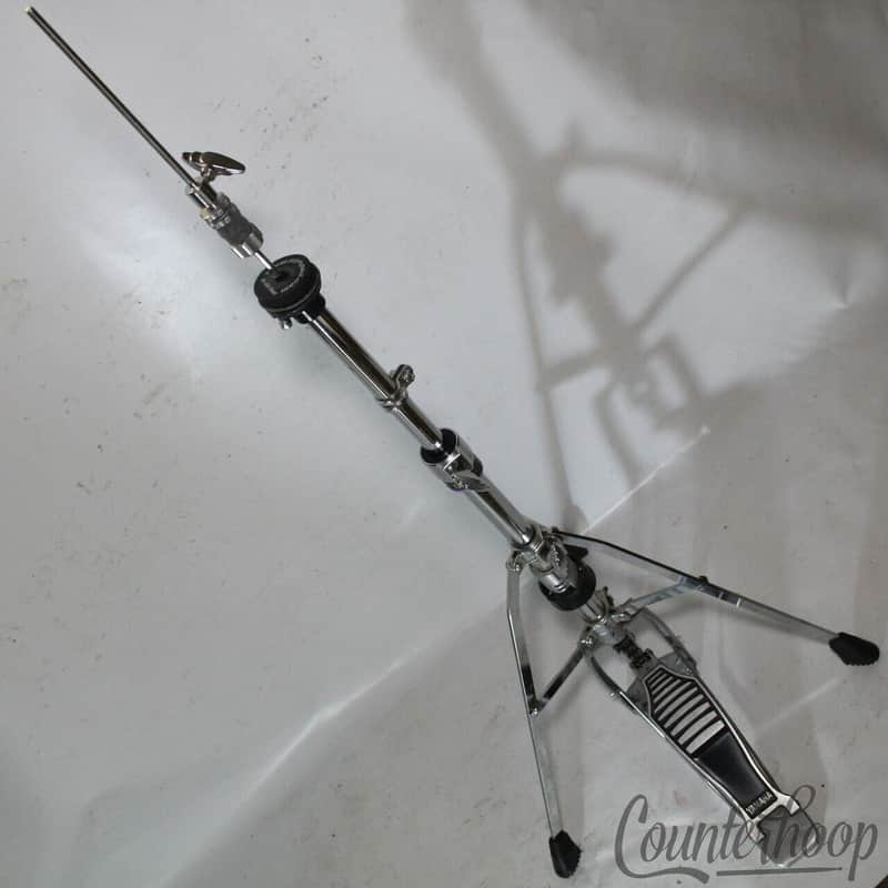*Yamaha Hi-Hat Cymbal Stand Chrome Single-Brace Tripod Foot Pedal +Clutch Cympad image 1