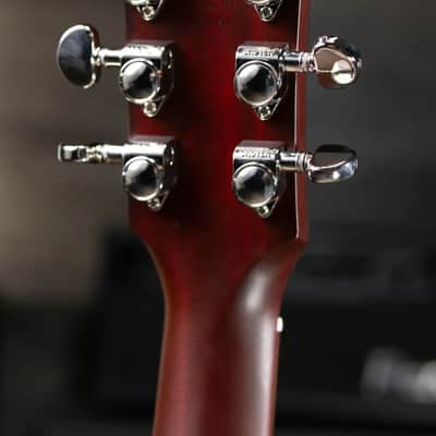 Gibson J-45 Special Dreadnought Acoustic/Electric Guitar - Satin Wine Red with Gig Bag image 7