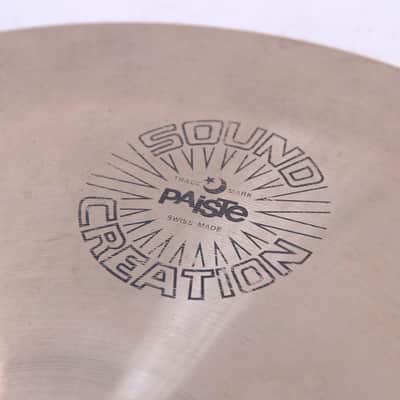 PAISTE Sound Creation Bright Medium Crash 18-inch 1886g Paiste Crash Cymbal (08/14) image 4
