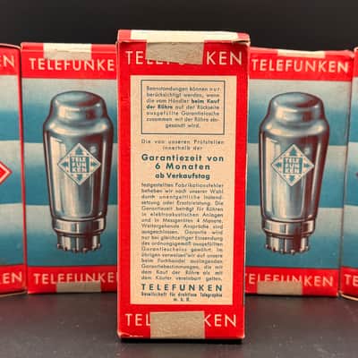 Telefunken RGN2004 NOS NIB KL75301 1561 Full-Wave Rectifier Tube Rare Dome Top image 7