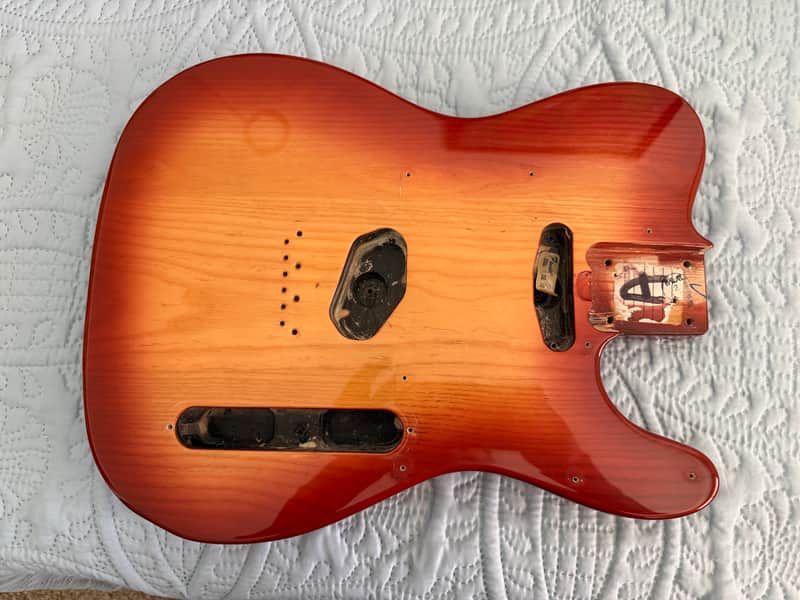 1982 Fender Telecaster Body - Fullerton factory - Sienna Sunburst image 1