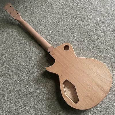 Custom Tiger Maple Top Guitar Mahogany Body and Neck, Rosewood Fingerboard Fretboard Set image 12