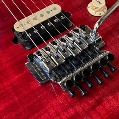 1991 Ernie Ball Music Man Eddie Van Halen EVH Axis Wolfgang Cherry Red image 2