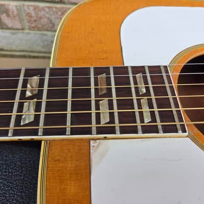 Vintage 1966 Gibson FJN Folk Acoustic Guitar w/ TKL Hardshell Case! image 13