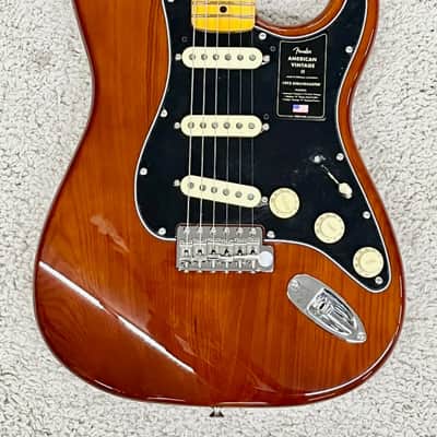 Fender American Vintage II 1973 Mocha Stratocaster Electric Guitar with HardCase image 4