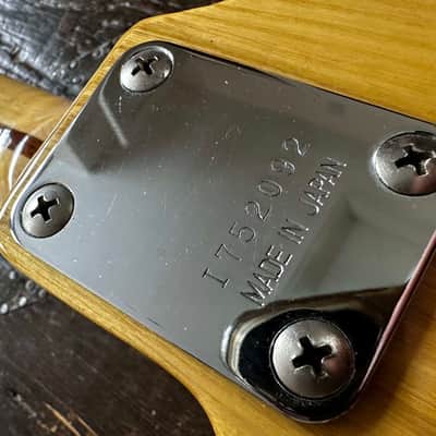 Greco Vintage Super Sounds Stratocaster FujiGen Built 1975 Natural Ash image 8