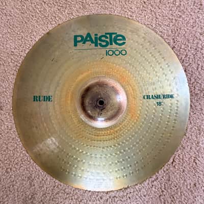 Paiste 1000 Rude  crash/ride 90’s image 2