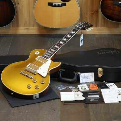 2016 Gibson Custom Shop Les Paul 1957 Reissue Electric Guitar Gold Top + COA OHSC