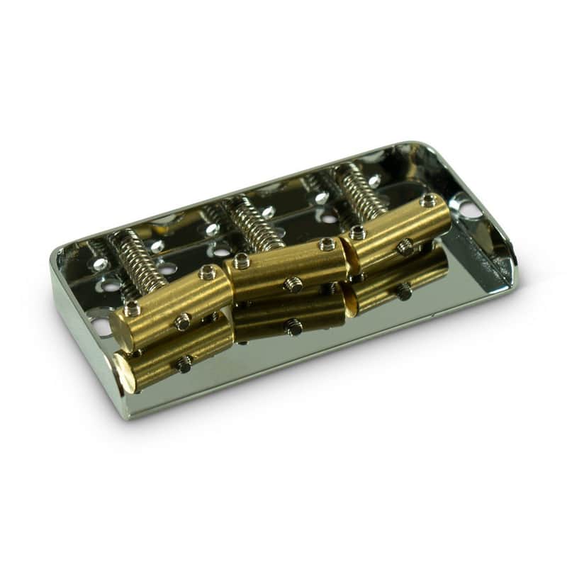 WD Half Size Intonated Bridge For Fender Telecaster - Chrome image 1