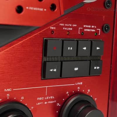 Akai GX-635D Reel-to-Reel Tape Deck Custom Red - Restored - 1 Year Warranty image 14