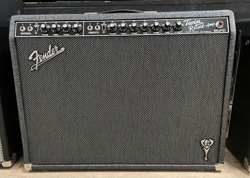 Fender George Benson Twin Reverb Gray Tolex image 1