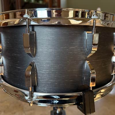 Jenkins-Martin 6.5x14 Fiberglass Snare Drum Solid Shell Black Finish Fibreglass Snare image 6