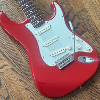 2001 Fender American Vintage ‘62 Stratocaster (Lollar / Suhr Pickups) - Dakota Red w/ HSC image 2