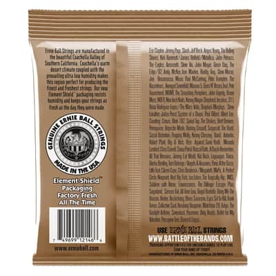 Ernie Ball 2146 Earthwood Medium Light Acoustic Phosphor Bronze Acoustic Guitar String Set, .012 - .054 image 2