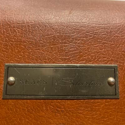 Silvertone Model 1430 3-Watt 1x6 Guitar Combo 1950s - Brown with Light Grille image 6