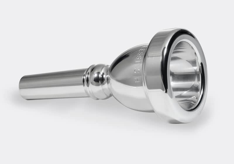 Blessing Helleberg Style Tuba Mouthpiece - Silver-plated image 1