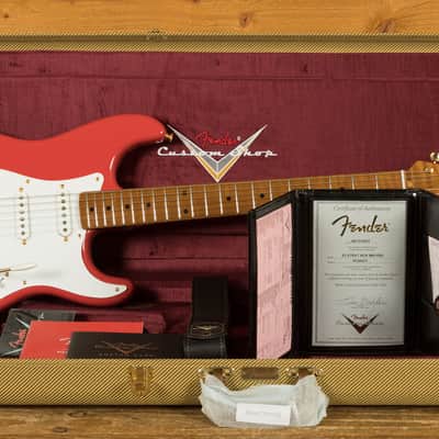 Fender Custom Shop 57 Stratocaster NOS Fiesta Red w/Gold Hardware image 11
