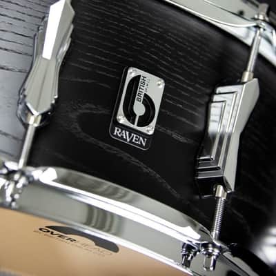 British Drum Co. RAV-14-6-SN Raven Series Snare Drum. 6" x 14" image 9