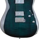 Sterling By Music Man Sabre Electric Guitar - Deep Blue Burst Dent and Scratch