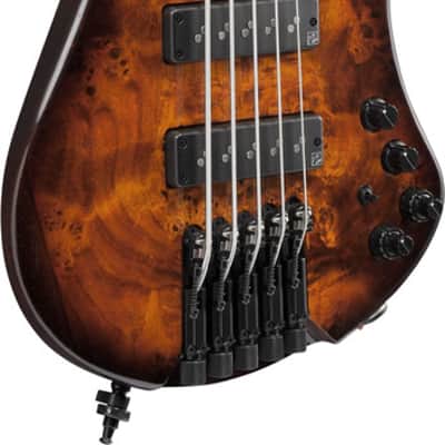 Ibanez EHB Ergonomic Headless Bass 5 String w/Bag - Dragon Eye Burst Low Gloss (EHB1505SDEL) image 2