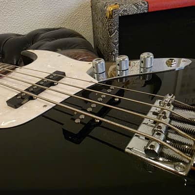 ESP Jazz Bass J-Four Tuxedo Black MIJ Japan Pro Artist Ex-Studio Bass image 16