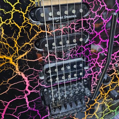 Jackson Pro Series SL3M Soloist With Ohsc! 2020 - Present - Rainbow Crackle image 4