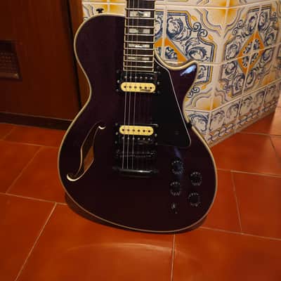 ESP LTD PS-1000 Xtone - Purple Sparkle Semi hollow single Cut with Wilkinson Humbucker guitar ec 1000 image 6