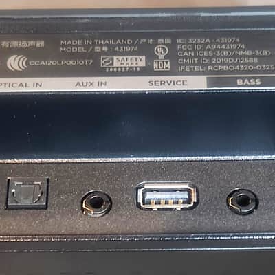 Bose Bose TV Speaker is a compact, 2.0-channel active soundbar 2000 - Black image 2