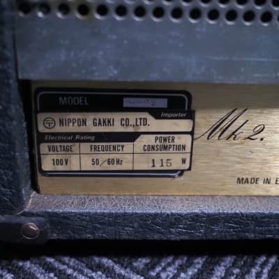 1986 Marshall JCM 800 Lead Series Model 2203 100-Watt Master Volume Head image 7