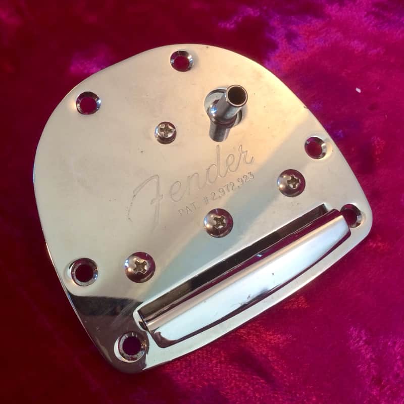 Fender Jaguar jazzmaster tremolo system vibrato Chrome original image 1