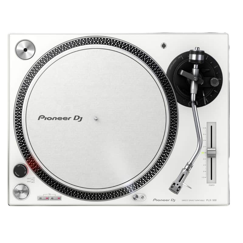 Pioneer DJ PLX-500-W High-Torque, Direct-Drive Turntable (White) imagen 1