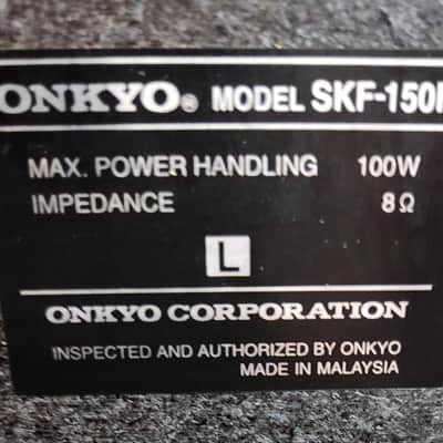 Onkyo Onkyo SKF-150F  compact, 3-way bookshelf/front-channel speakers 90s  - Grey image 6