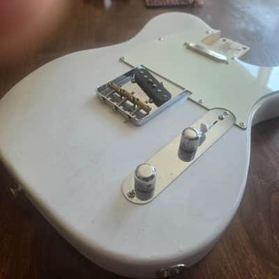 Warmoth Nitro Blonde Telecaster Body, Ash, Fully Loaded! 2020's - White Blonde image 4