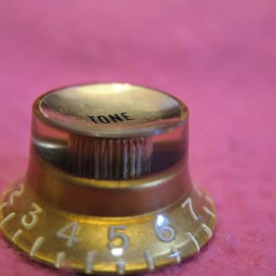 vintage 1960 1961 Gibson reflector knobs "LOW RIM" + pointers for es-125 335 paf jazz L5 super 400 byrdland Les Paul SG 350 paf burst standard image 5