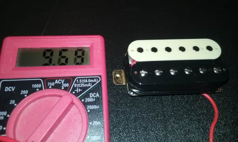 Unbranded Zebra Hot Neck Humbucker Pickup / FREE SHIPPING! image 1