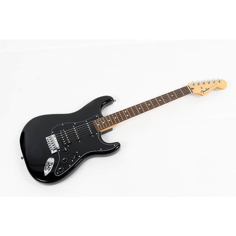 Fender Standard Stratocaster Electric Guitar Regular Black image 1