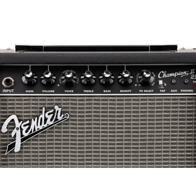 Fender Champion II 25 25W 1x12 Guitar Combo Amp Black image 3