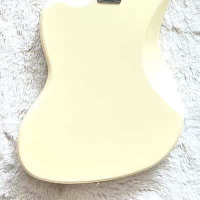 Fender Squier J Mascis Jazzmaster Electric Guitar with Tremolo - Vintage White image 4