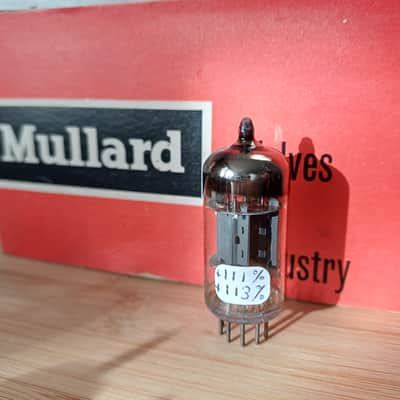 Superb 1970 NOS MULLARD Blackburn ecc83 12ax7 UK I63 Valvo label, extra strong, Orange Hiwatt Marshall Vox image 3