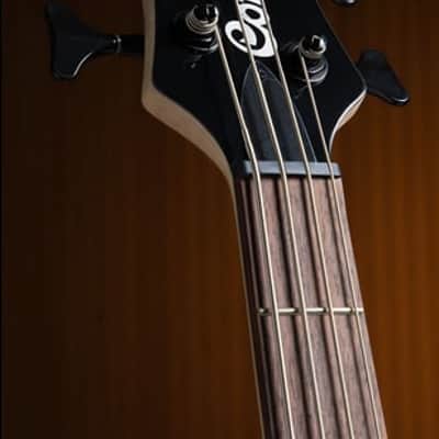 Cort Artisan C4 Deluxe - Black, Bartolini MK-1 Pickups, Markbass MB-1 Preamp image 13