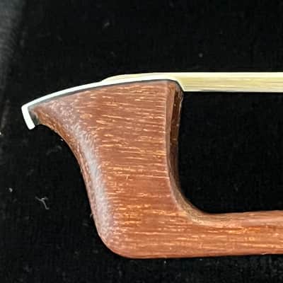 Antique vintage Conrad Gotz*** 3 star bow Violin Bow - grafted, repaired, and just a bit longer image 6