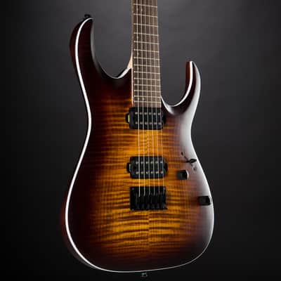 Ibanez Standard RGA42FM-DEF Dragon Eye Burst Flat - Electric Guitar image 6