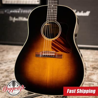 Eastman E20SS-TC Thermo-Cured Dreadnought Acoustic Guitar - Sunburst with Hardshell Case Bild 1