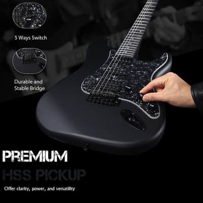 First Act ME1980 Electric Guitar Black | Reverb